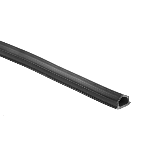 MECCANIXITY Cubierta de ranura de perfil de aluminio sello plano negro 4M 8mm 3030 4040 serie para accesorios de impresora 3D, paquete de 1