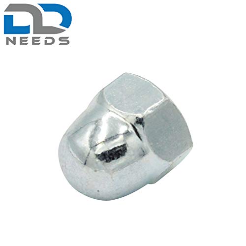 D2D | VPE: 2 Stück - Sechskant Hutmuttern - Größe: M20 - DIN 1587 - hohe Form - galvanisch verzinkt Güteklasse 6 - Ziermuttern