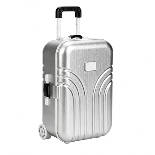 VizniMini Rolling Suitcase Desktop Decor Portable Gift Packaging Box