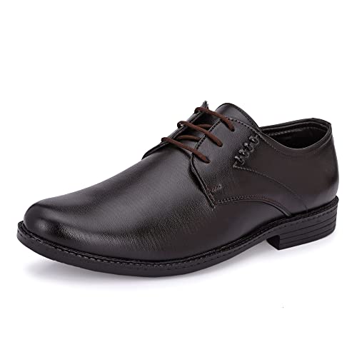 Image of Centrino Men's Formal Shoes | Elegant Slip-On Derby for Business & Casual Wear | Premium Craftsmanship for a Stylish & Sophisticated Look | Cushioned Insole for All-Day Comfort & Support