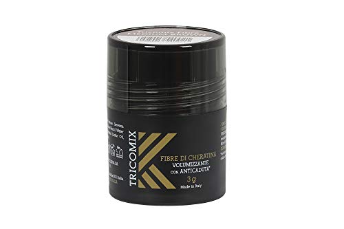 Tricomix Fibre Di Cheratina Medium Brown 3 g - fibras de queratina volumosas com ação anti-queda