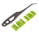 Silicone Caulking Tool Kit - Professional Sealant Finishing Tools for Tight Areas, Bathroom, Kitchen, Window, Sink & Floor - Caulk Smoother, Applicator & Scraper (Green)