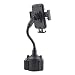 Produktbild Handy Ständer Schwanenhals Cup Kompatibel mit iPhone Handy,Nourich Einstellbare Handyhalterung Handyhalter Dock Pad Holder Cradle Ständer Handytasche Handy Halterung Stand Halter (schwarz)