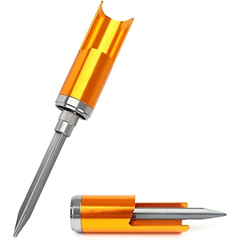 OROOTL Angelrutenhalter Bodenstütze - Universal Aluminiumlegierung Angelrutenhalter Cover