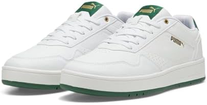 PUMA Erkek/Unisex Court Classic-PUMA White-Vine-PUMA Gold Low Boot 42 - Görsel 2