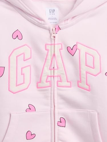 GAP girls Logo Fz Hooded Sweatshirt