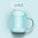 FGHOMEYWBWP Bio-Insulation Cup Girl Cute Super Cute Stainless Steel Tea Cup Office Thermos-Ice Crystal Blue