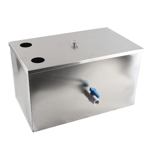 Top Inlet Grease Interceptor Grease Trap Top Inlet 500x300x295mm Stainless Steel Oil Water Separator Commercial Grease Interceptor