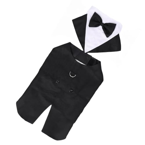 Disfraz formal para perro DOITOOL estilo esmoquin XL miniatura 4