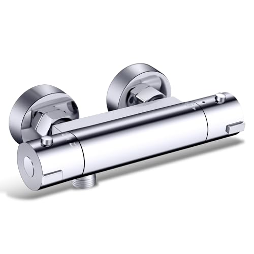 4' Thermostatic RV Shower Faucet Valve - Ensures Constant Water Temperature,No More Repeated...