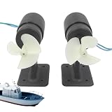 Moteur étanche, 2 pièces moteur de bateau RC, hélice de propulseur sous marin étanche 10 20 V propulseur pour robot bateau à réaction bricolage