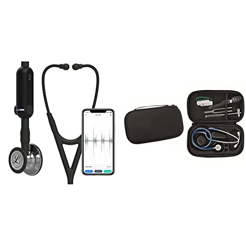 Stéthoscope numérique 3M Littmann CORE réduction bruit étui GIMA antichoc