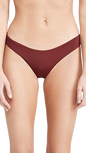 LSpace Women's Sandy Classic Bikini Bottoms, Sangria, Red, L