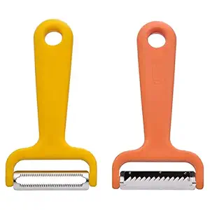 IKEA UPPFYLLD Vegetable Cutter with Handles cuts Vegetables and Root Vegetables into Long Decorative Strips That You can use in Salads or woks (Set of 2)