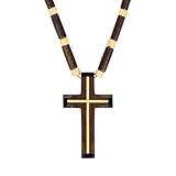VATOPEDI MONASTERY Handgemachtes Holz-Kreuz Anhänger vom Berg Athos – Authentische monastische Handwerkskunst, ideal für Gebet und persönliche Andacht