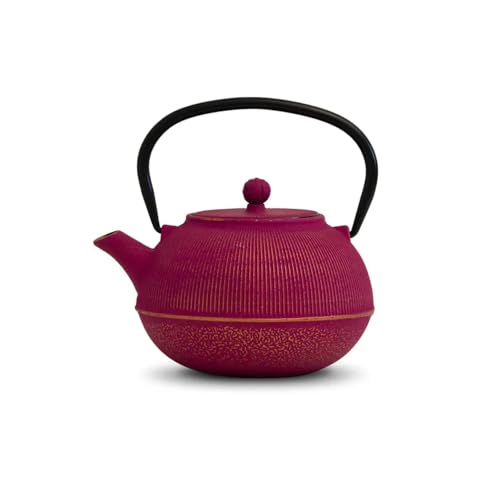 Neavita Teiera in Ghisa Uji Con Filtro in Acciaio Fucsia 800 ml