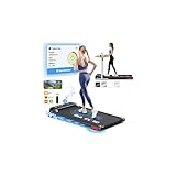 BLACK LORD Cinta de Correr con inclinación del 9%, 3,2 HP Walking Pad, 12 programas preestablecidos, Altavoz Integrado, 4 en 1 Equipo de Ejercicio portátil para Debajo del escritorioNegro