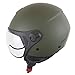 Produktbild Demi-Jethelm CGM 107A Florence Mono grün matt geformt, M