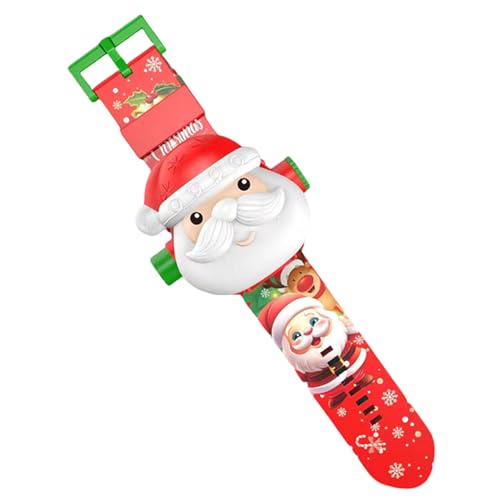 Genérico de proyección de luz para : Pantalla de Papá Noel, de Pulsera Digital de Dibujos Animados, cronometrador Juvenil Resistente al Agua | Juguete Educativo Iluminado para, r