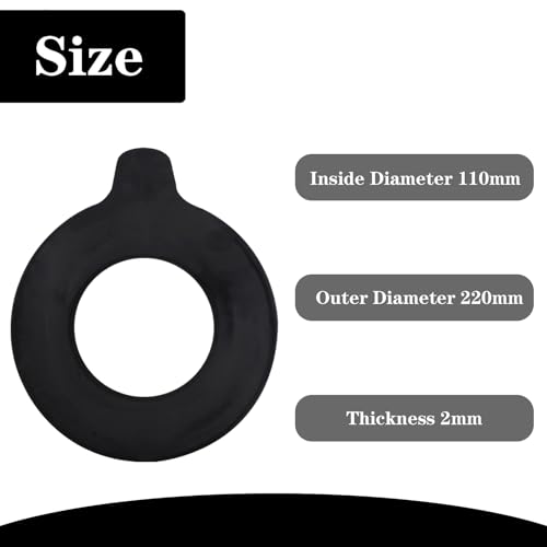 Image of 8 x 110mm Bucket Pin Shim Kit for Excavator and Skid Steer 2mm Thickness Fit for Cat Bobcat John Deere Case Kubota