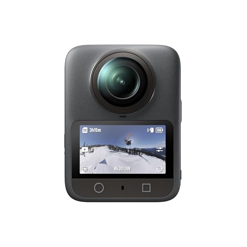 DJI Pack Estándar Osmo 360, cámara 360 con Imagen 360° de 1 Pulgada, Video 360° en 8K Nativo, Foto 360° de 120 MP, Grabación de 100 Minutos en 8K, Sumergible, cámara de acción para Deportes y vlog