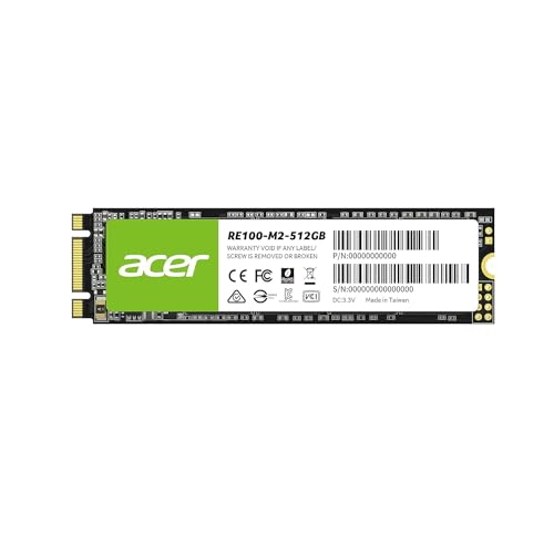 Amazon | Acer RE100-M2-512GB SATA M.2 2280 3D NAND 最大560MB/s 五