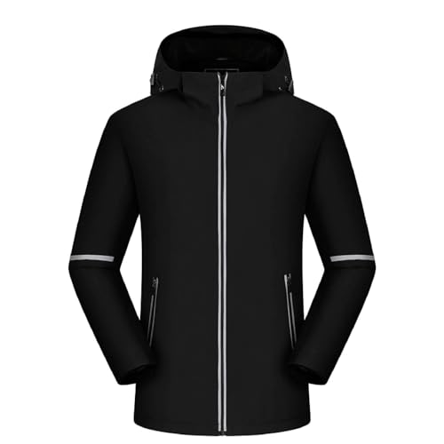 Veste imperméable à capuche homme chaude épaisse pour l'hiver