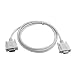 New Lon0167 PC Computer Featured DB9 9 Pin reliable efficacy Male to Female Connector Extension Cable 4.9Ft Long White(id:25d 57 d6 611)
