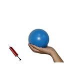 CIZEBO 4 inch Therapy Ball for Release Hip Flexors, Pain Relief for Lower Back Thigh Muscles, Small Exercise Ball for Physical Therapy, Blue
