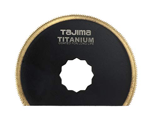 Tajima Accessorio Per Sega (Lama Per Utensile Multitool A Stella Dentata Fine Per Lamiera Sottile, Rame, Profili In Alluminio, Legno, Plastica 80 Mm H