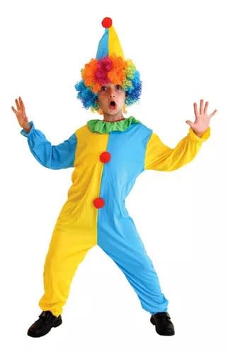 Image of joker dress for kids Clown fancy dress Costume, Halloween Joker Costumes Children circus clown Cosplay Kids
