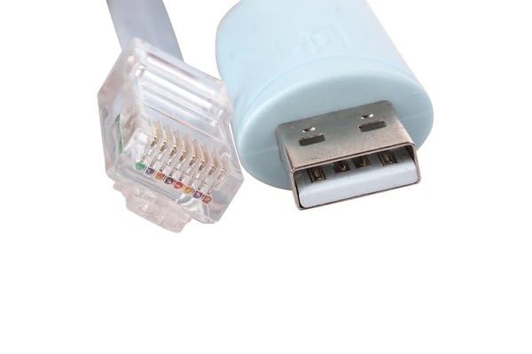 Cisco FT232R USB to RJ45 Console Cable USB-A to RJ45 Console Port