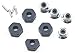 Drag Slash,Hoss,Slash,Rustler, Stampede, 4X4 VXL Hex Hubs, Pins, & Wheel Nuts