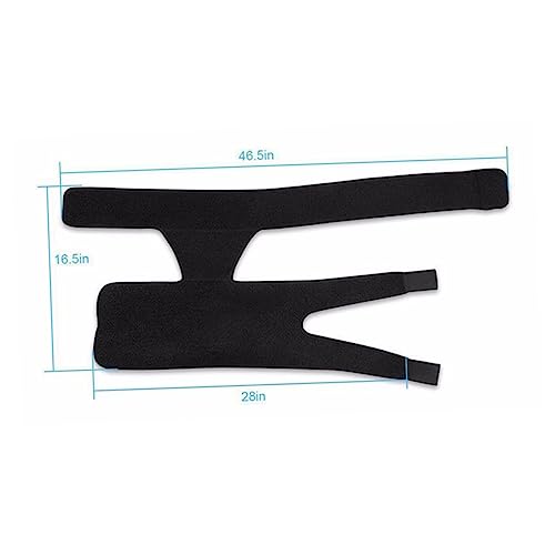 Faja de soporte para muslo y lumbar ajustable para ejercicio miniatura 2