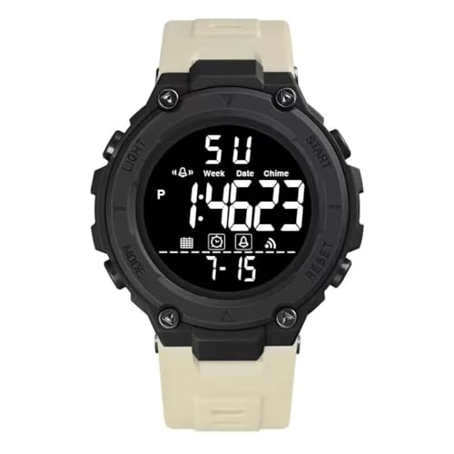 �r���v �����Y�f�W�^�����@�\�X�|�[�c�E�H�b�`�d�q�r���v�A����j�A�ϋv���̂�����K�Ȓ��߉\�ȃX�g���b�v�A���ȃA�E�g�h�A�E�H�b�` watch(White)