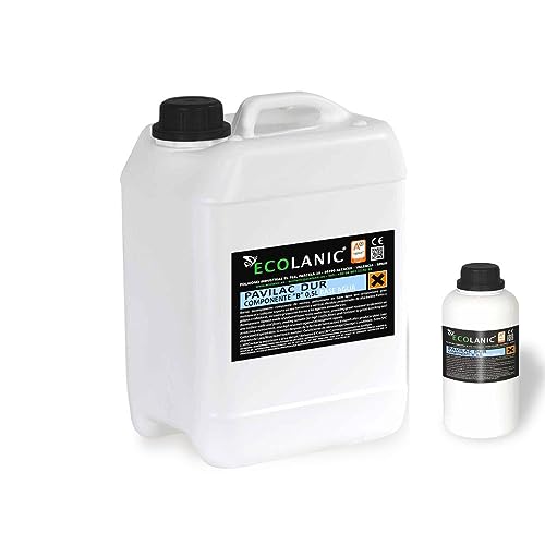 MICROLANIC - Pavilac Dur Gold - Kit COMP A(5LT) + COMP B (0,5L) – Laca al agua. Protectora de Microcemento en Pavimentos y Revestimientos. Este producto es parte de un Sistema. (MATE).