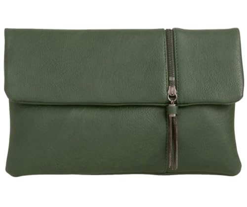 Sac à main en simili cuir vert grand volume pour emporter tous vos essentiels