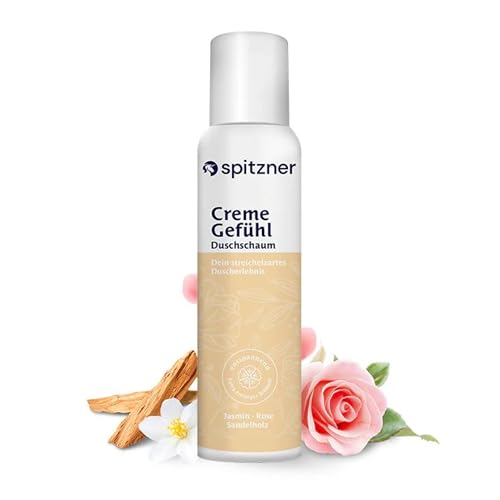 spitzner Duschschaum Creme Gefühl 150 ml Entspannende Wellness-Dusche sanft und 100% vegan
