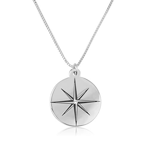 North Star Necklace With Birthstone North Star Pendant Jewelry North Star Charm Symbol Polaris Necklace Constellation Necklace - Image 3