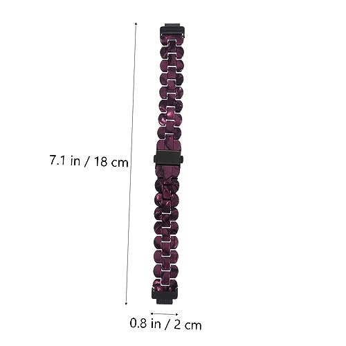 HOMSFOU 1pc Resin Watchband for Hr Stylish and Comfortable Wrist Strap for and Daily Wear4