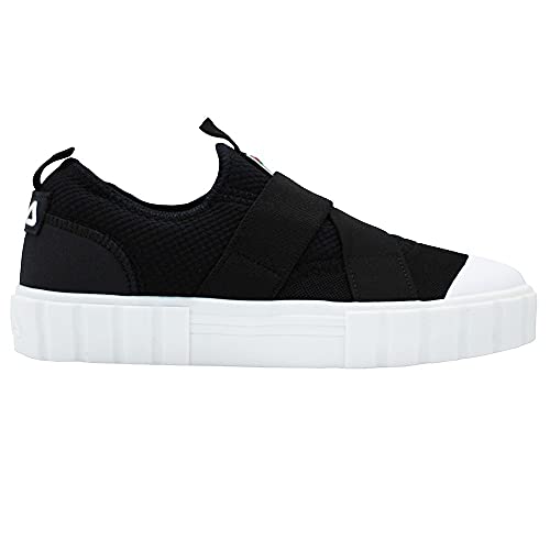 Tênis Classic Court Adapter, FILA, Feminino, Preto/Branco/Vermelho, 39