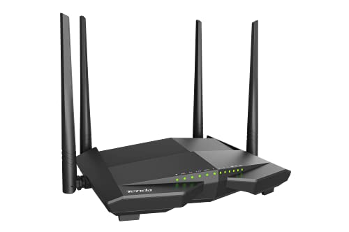 V12 Modem Router WiFi, Wireless AC1200 Dual Band VDSL/ADSL Router, 300Mbps/2.4GHz and 867Mbps/5GHz, 4 Gigabit Ports, Beamforming Technology, VPN/IPTV/IPv6/WPS Support - Router - Immagine 3
