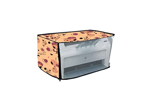 Image of Printer Cover for HP Laserjet M1020 Plus Printer with Zipper for Dust Protection ( Beige)- Size (15x8.5x9.5Cm)