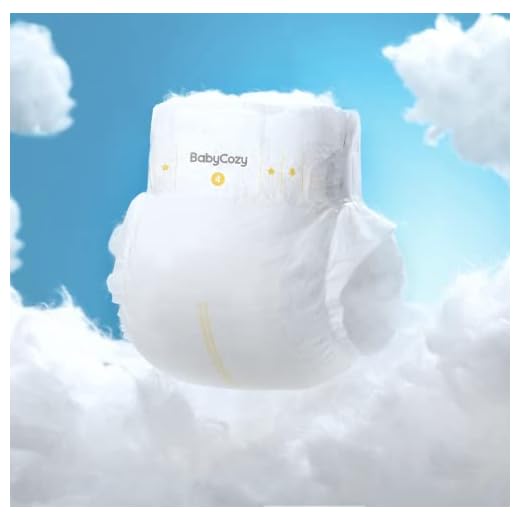 Baby Diapers Size 4(22~37lb),104 Count Babycozy Bouncy Soft Diapers Dry Disposable, 10s Strong Absorption Diapers with Leak Proof System, Hypoallergenic Diapers to Protect Sensitive Baby Skin