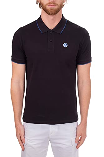 Maniche corte NORTH SAILS - Polo uomo regular con dettagli a contrasto - Taglia XL