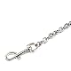 105cm Robust Leder Griff Kette Leine für Sex Halsband and Bondage Halsbänder, BDSM Fesseln Spielzeug Sex Leine für Halskette Halsband Choker Kragen (Schwarz-1)