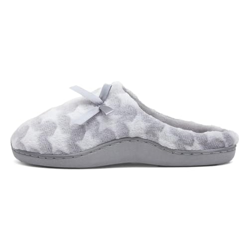 The Slipper Company Womens Grey Star Mule - Size 7 UK - Grey