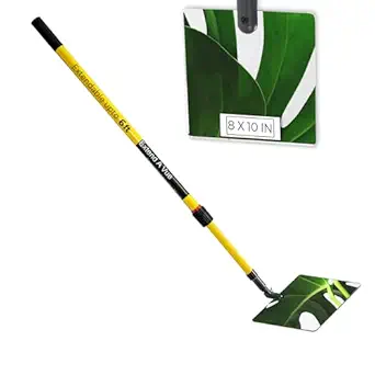 Extend A Vue Telescoping Inspection Mirror - Standard Fiberglass, Lightweight & Durable, 3 ft - 6 ft Pole, 8 x 10 inch Acrylic Mirror