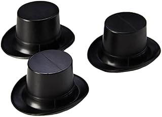 Efco 1655213 Miniature Top hat 20 mm 3 pcs. black, 6 x 4 x 2 cm