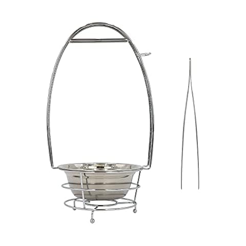 DIAMOND HOOKAH Premium Shisha Kohlenkorb mit Kohlenzange für Shisha & Grill Kohle Holzkohlenkorb mit Griff und Zange Shisha Zubehör (Klein) Cover